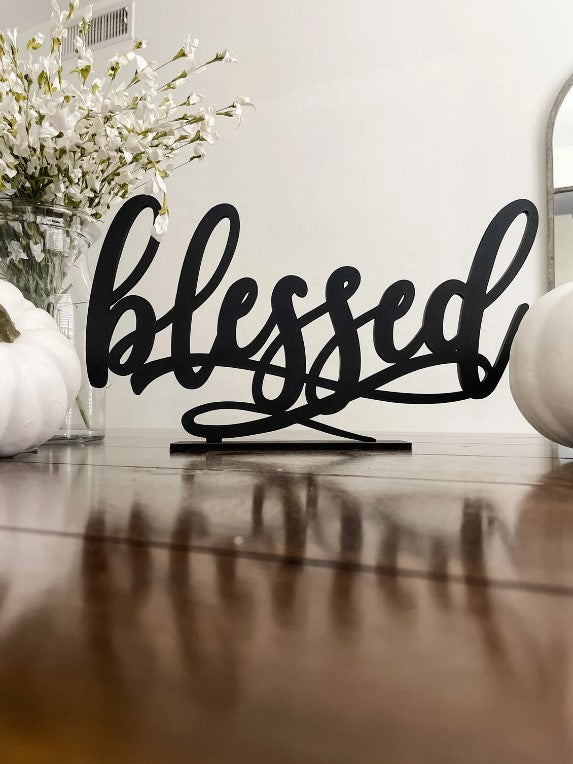 Thankful Table Sign - Thanksgiving Holiday Decor