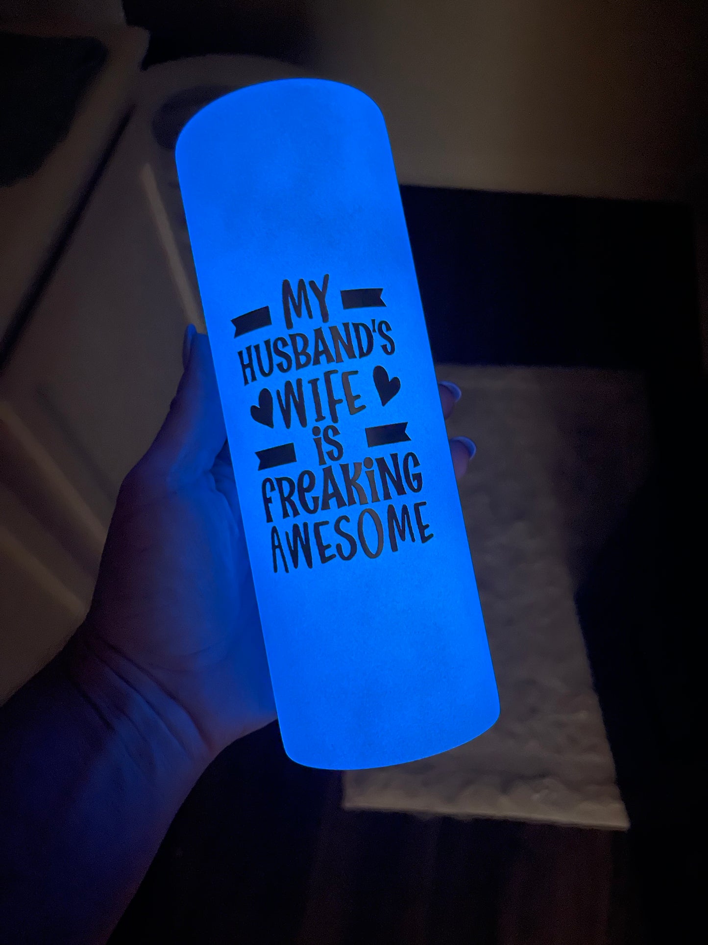Glow in the Dark Tumbler - Skinny 20oz