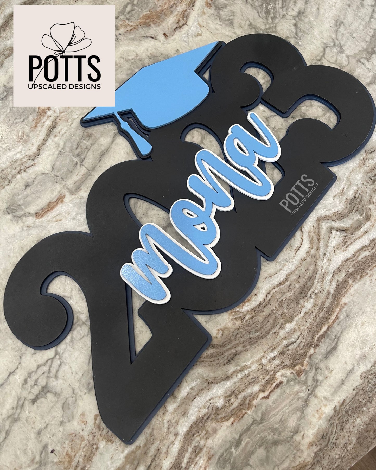 Personalized Deluxe Graduation Sign