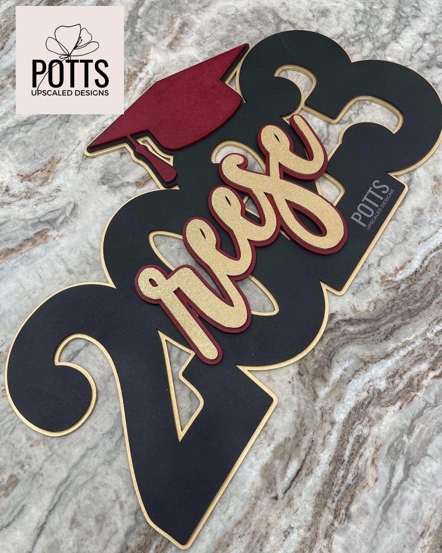 Personalized Deluxe Graduation Sign