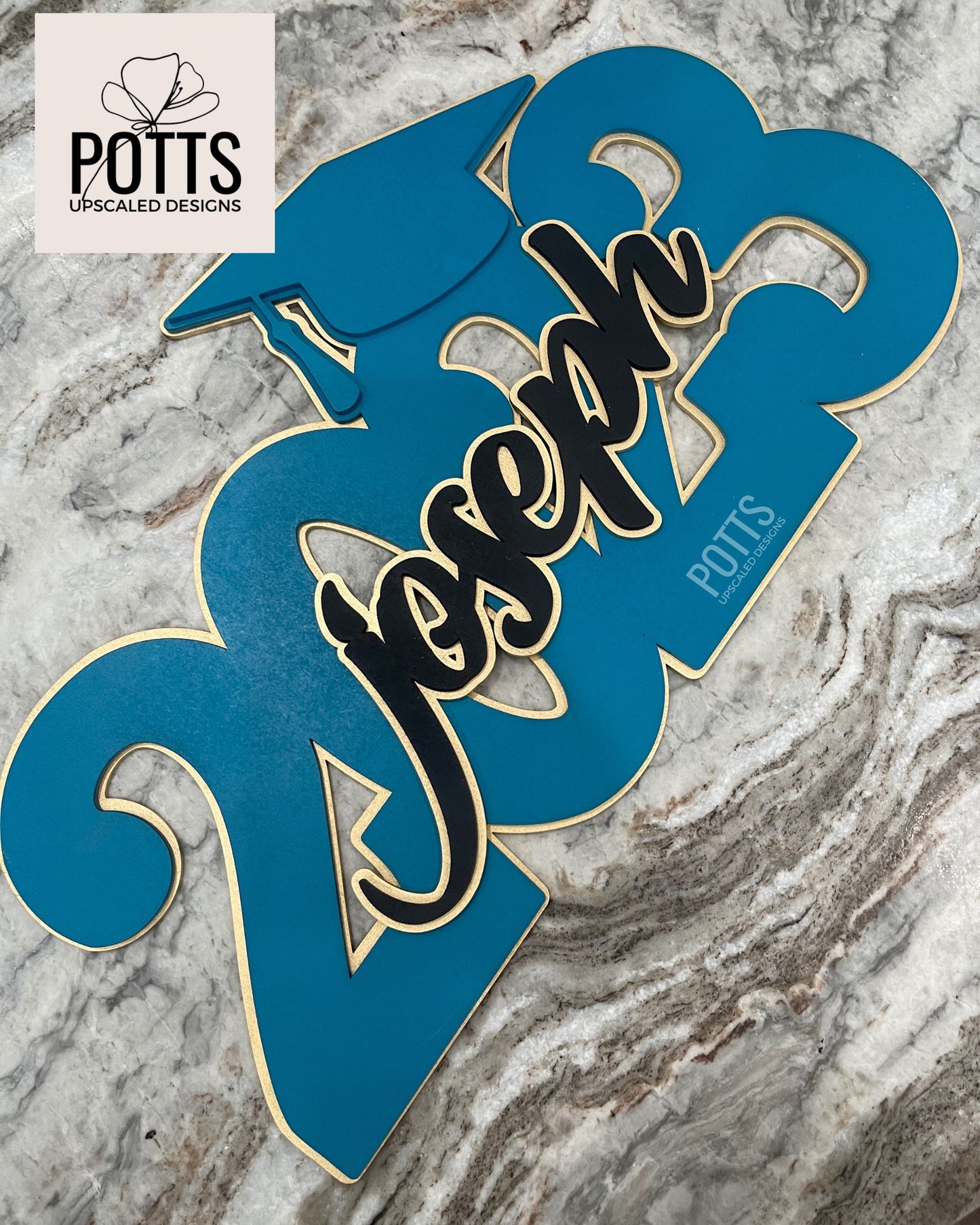 Personalized Deluxe Graduation Sign