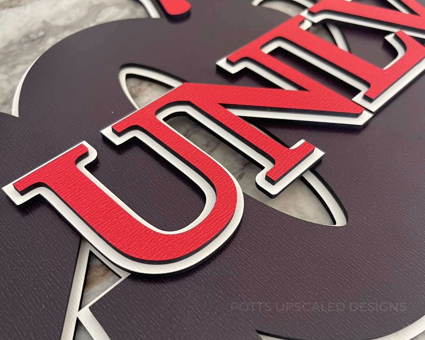 close up of senior grad sign