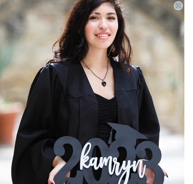 Personalized Graduation Sign for Grad Party Decor or Senior Portraits