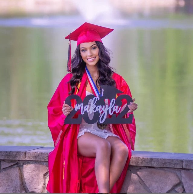Personalized Graduation Sign for Grad Party Decor or Senior Portraits