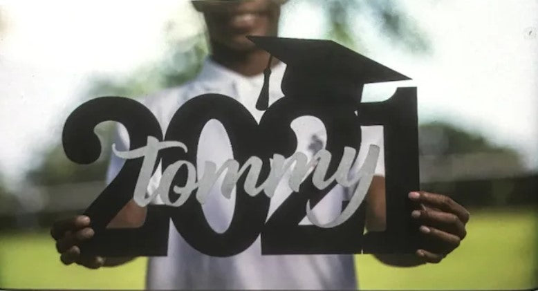 Personalized Graduation Sign for Grad Party Decor or Senior Portraits