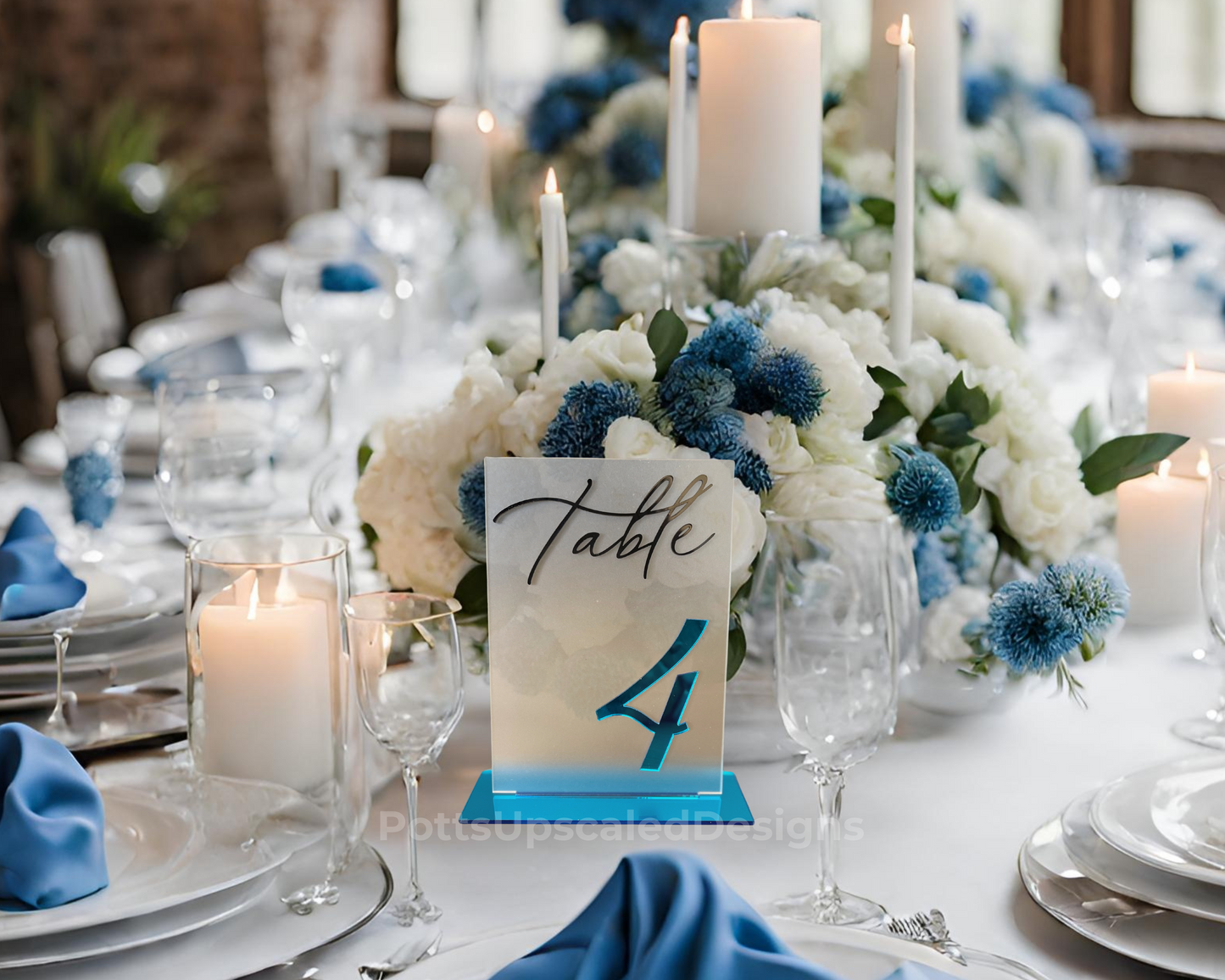 Wedding Table Numbers, Gold Mirror, Frosted Table Signs, Wedding Decor, Assigned Seating, Wedding Signs