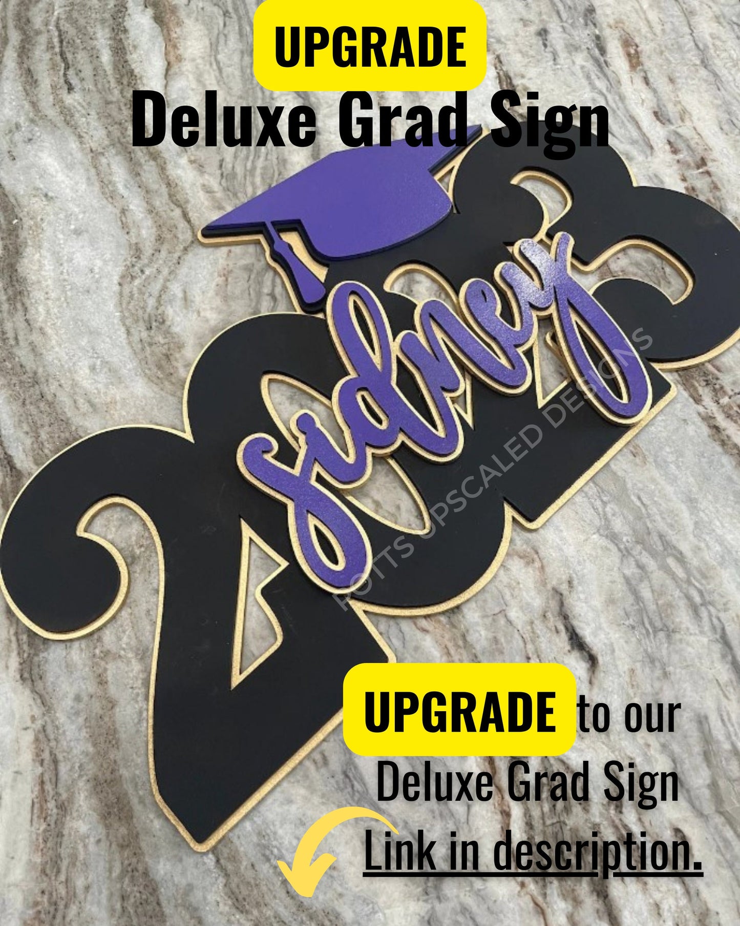 Custom Graduation Sign for Class of 2026, Senior Pictures Photo Prop, Back to School Decor