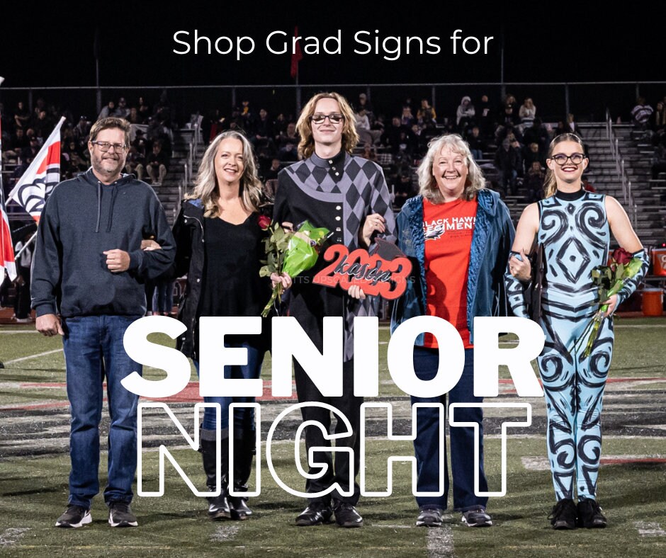 Personalized Grad Signs for Senior Night