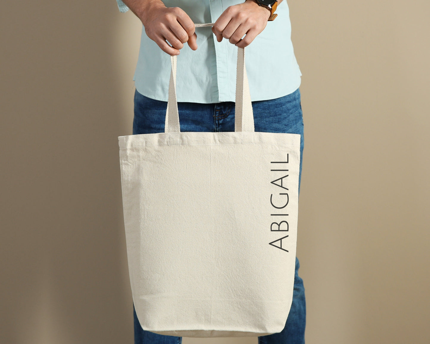 Personalized Canvas Tote Bag, Custom Gift for Her, Bridal Party Swag Bag for Bridesmaid or Girls Trip, Cosmetic Zipper Pouch Bundle