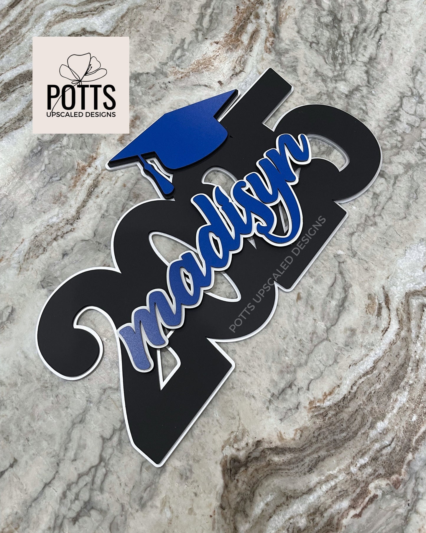 Personalized Graduation Sign: Class of 2026 Seniors, Custom Year, Name and Colors