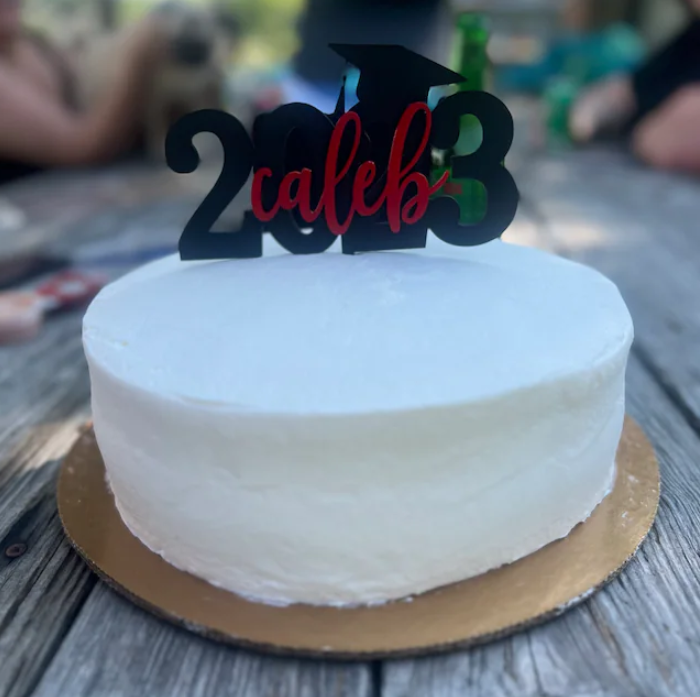 Personalized Graduation Cake Topper