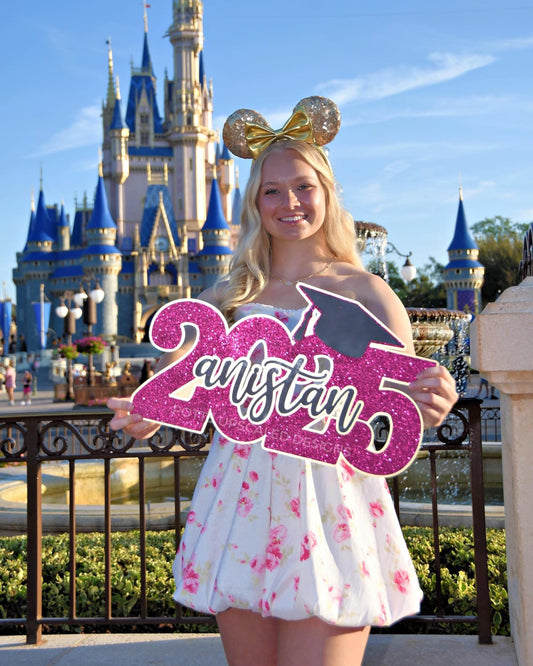 Personalized Graduation Sign: Class of 2026 Seniors, Custom Year, Name and Colors